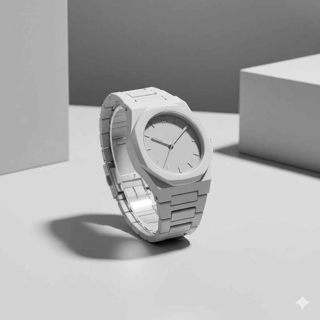 Montre Polycarbone Grise – Élégance Discrète