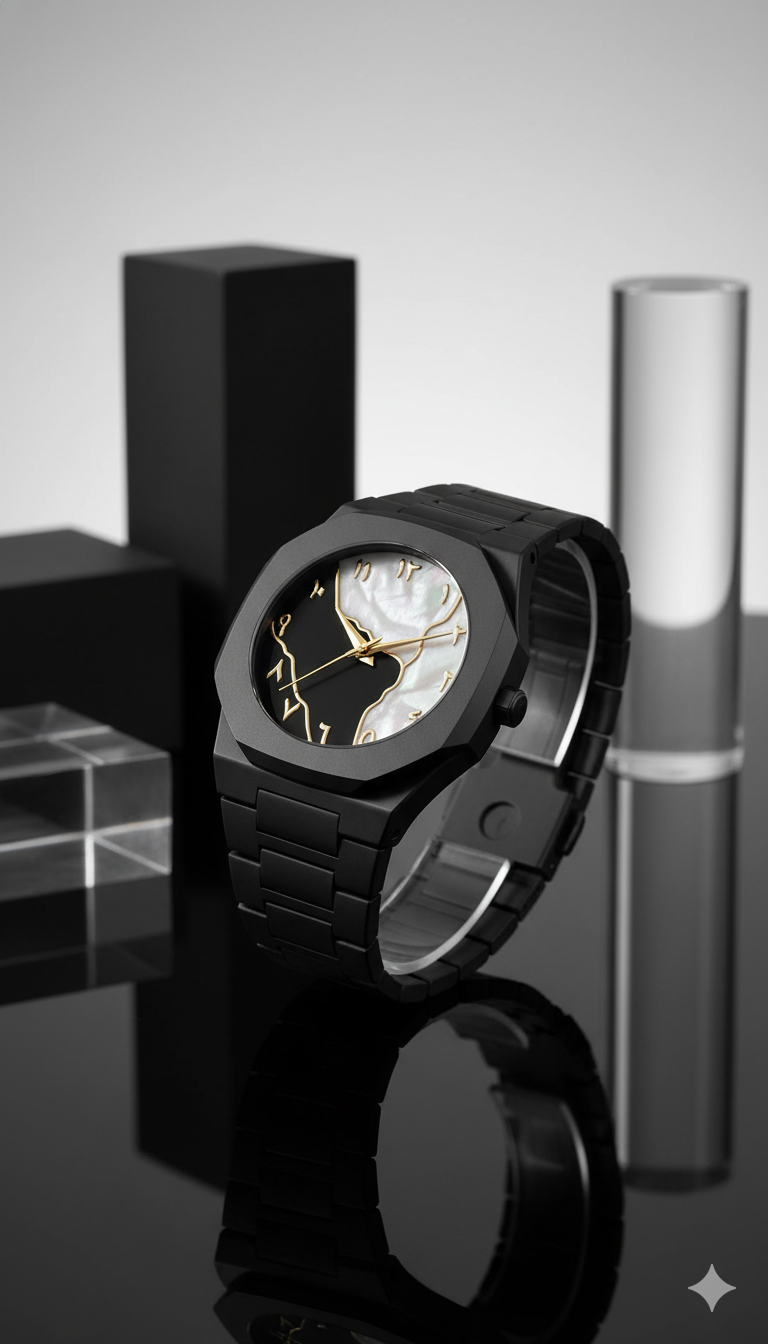 Montre Polycarbone Black Pearl Line