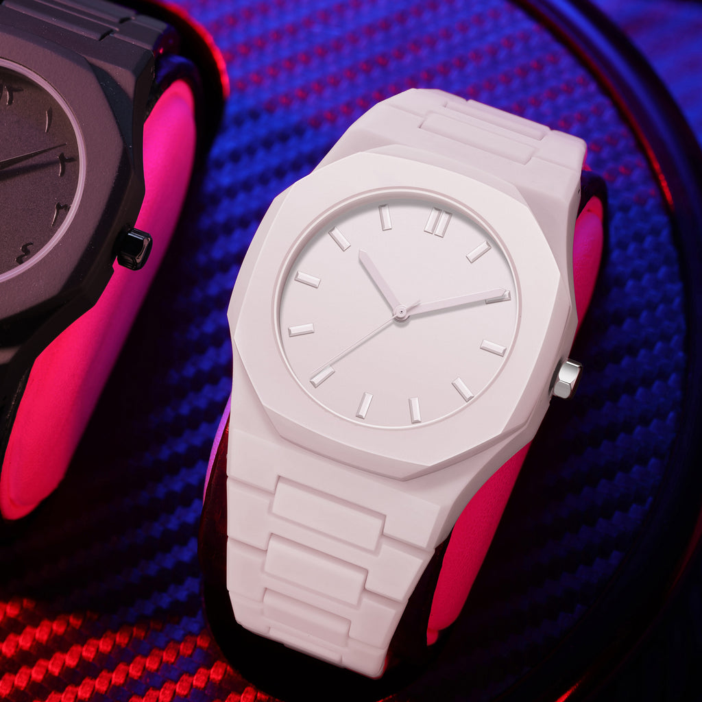 Montre Polycarbone Blanche – Pureté &amp; Minimalisme